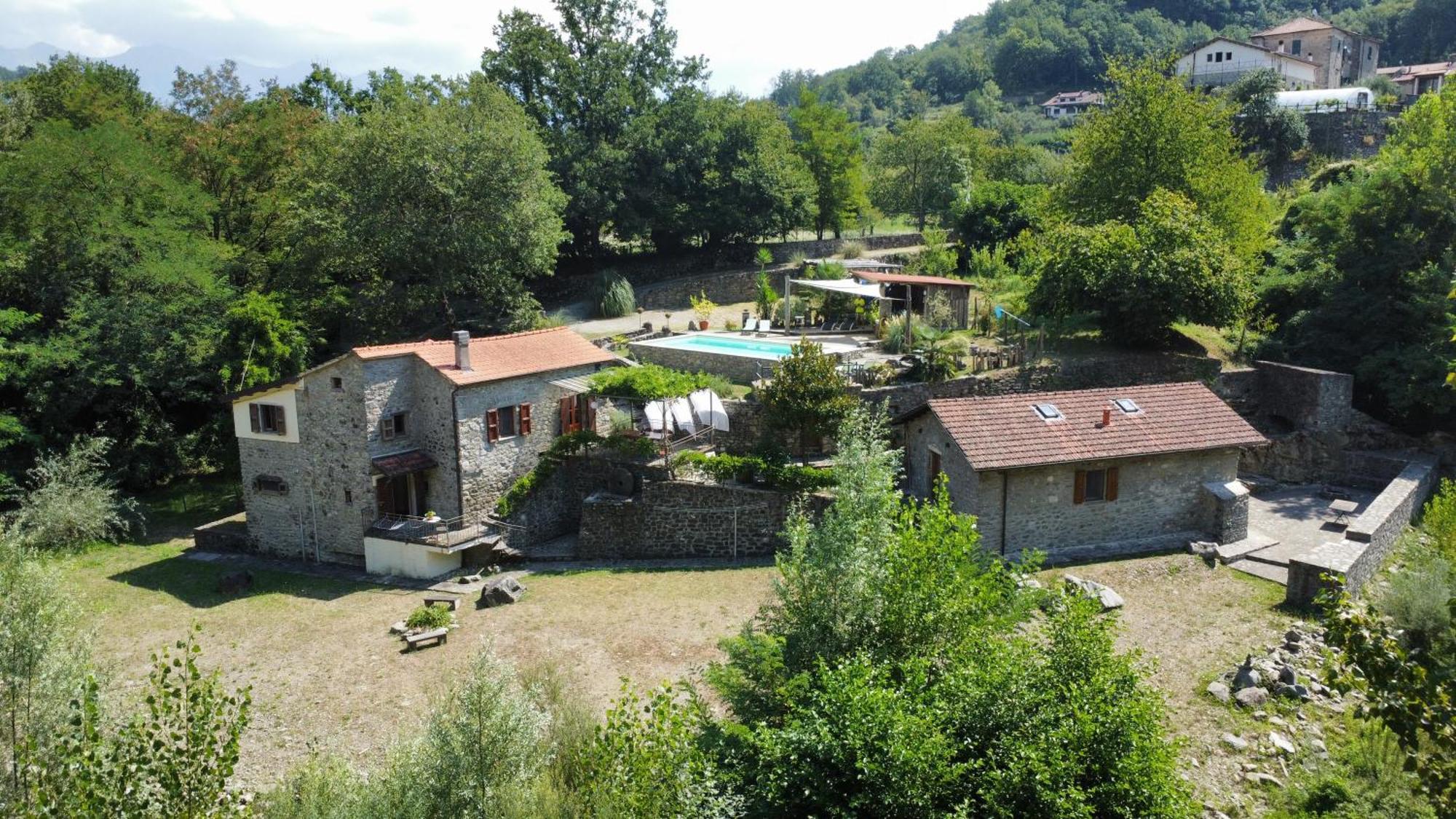 Villa Mühle am Fluß Mulazzo Exterior foto